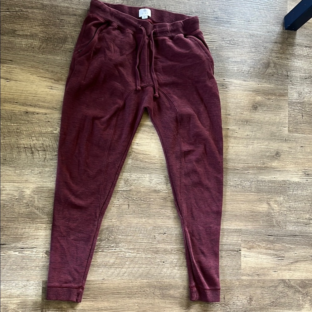 Zine Clothing Red Sweatpants Cozy Joggers